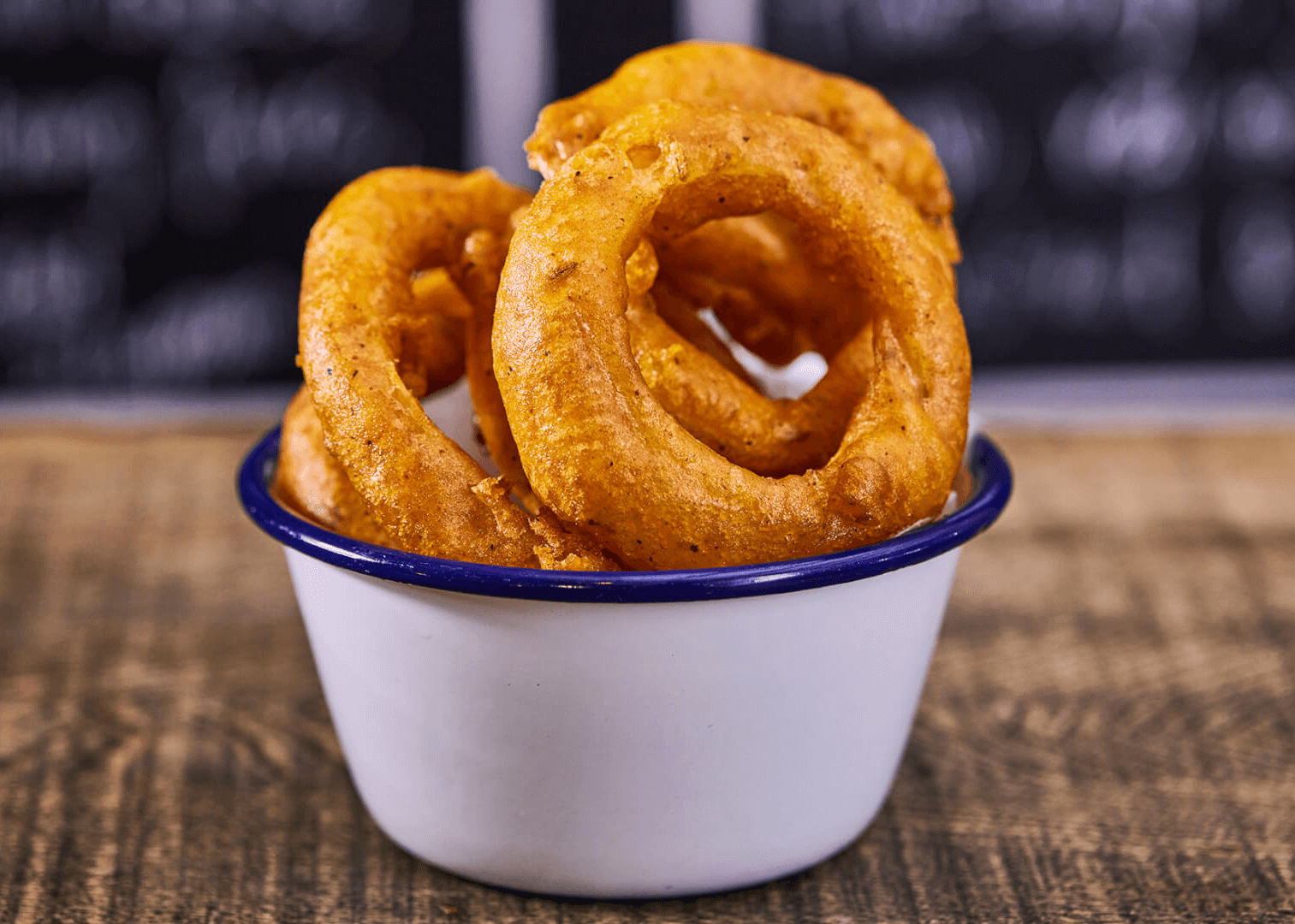 Onion rings at Honest Burgers
