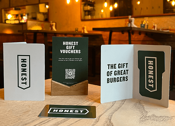 Honest Burgers gift vouchers